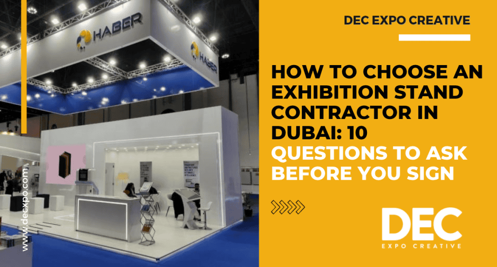 Exhibition stand builder dubai