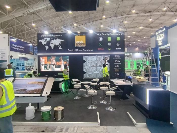 Exhibition stand builder Dubai | WEYTEC | Intersec 2024 Saudi Arabia