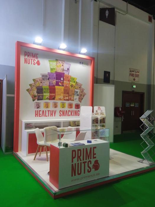 Exhibition stand builder Dubai | Prime Nuts | Gulfood 2025