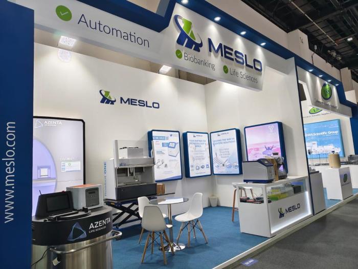 Exhibition stand builder Dubai | Meslo | LSS | Medlab 2025