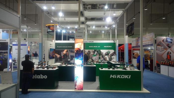 Exhibition stand builder Dubai | Metabo | SteelFab 2025