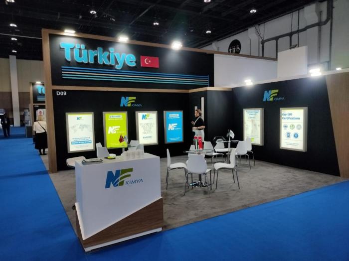 Exhibition stand builder Dubai | BW NF Kimya | Turkish Pavilion | Paperonshow 2025