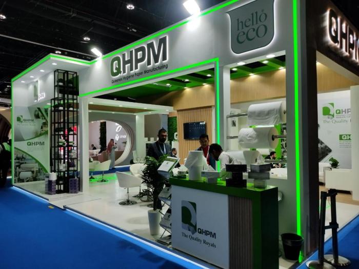 Exhibition stand builder Dubai | BW QHPM | Paperonshow 2025