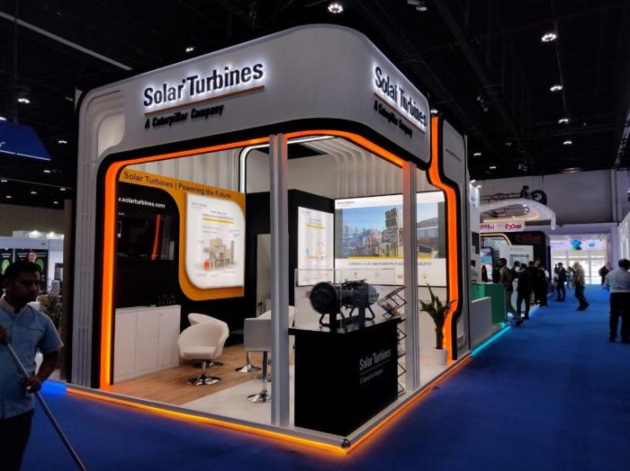 Exhibition stand builder Dubai | BW Solar Turbines | Paperonshow 2025