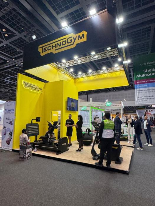 Exhibition stand builder Dubai | Technogym | MedLab 2025