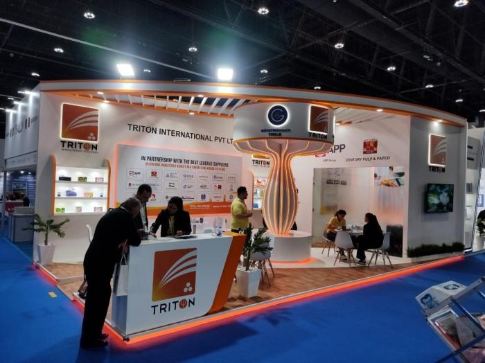 Exhibition stand builder Dubai | BW Triton | Paperonshow 2025