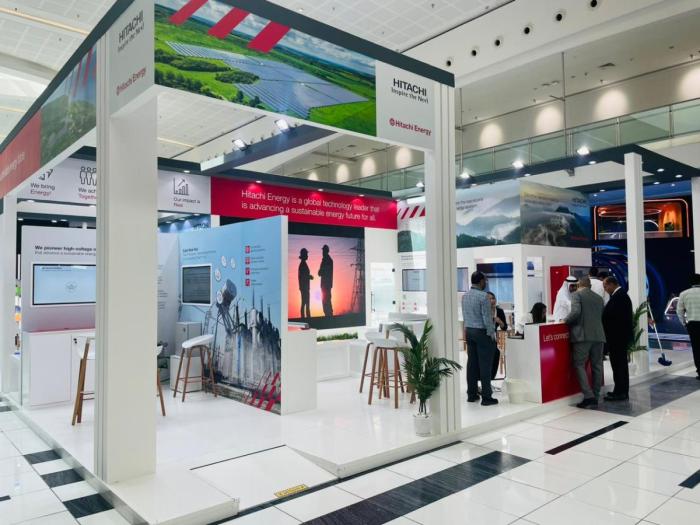 Exhibition stand builder Dubai | Hitachi | WUC 2024