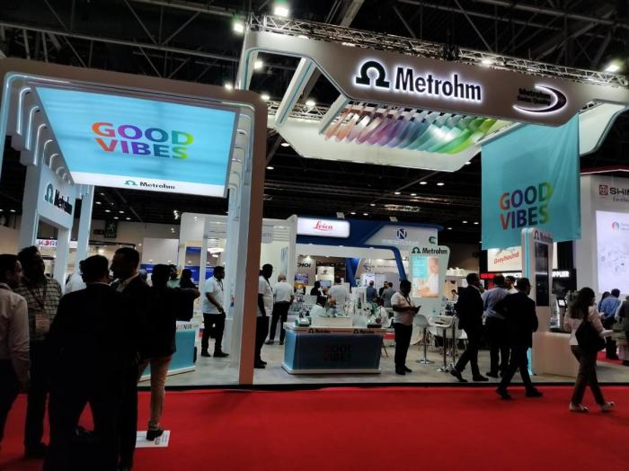 Exhibition stand builder Dubai | Metrohm | ArabLab 2024