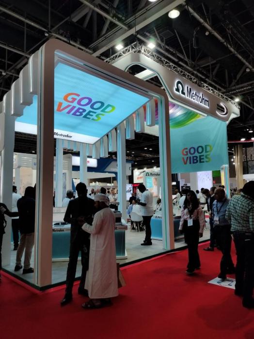 Exhibition stand builder Dubai | Metrohm | ArabLab 2024