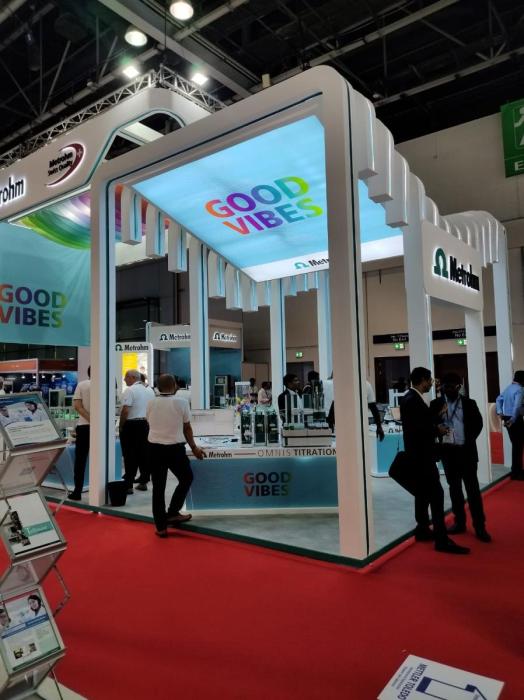 Exhibition stand builder Dubai | Metrohm | ArabLab 2024